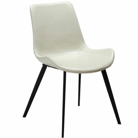 ​​​​​Dan-Form Krémově bílá koženková jídelní židle DAN-FORM Hype