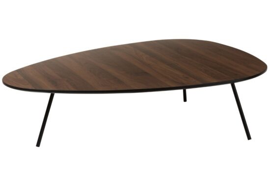 Dřevěný konferenční stolek J-line Cayut 112 x 89 cm