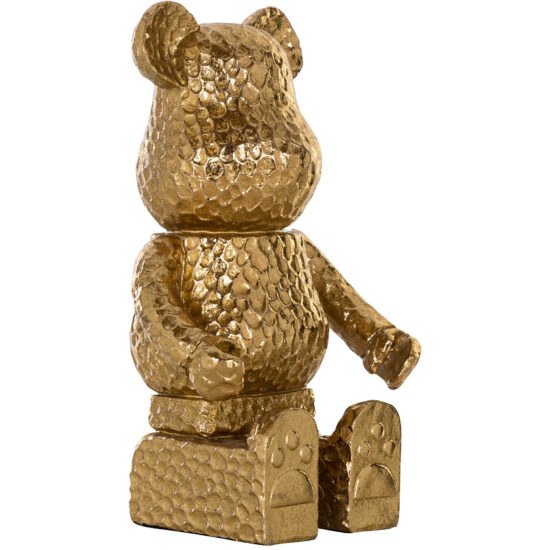 Zlatá dekorativní soška Richmond Bear 20 cm