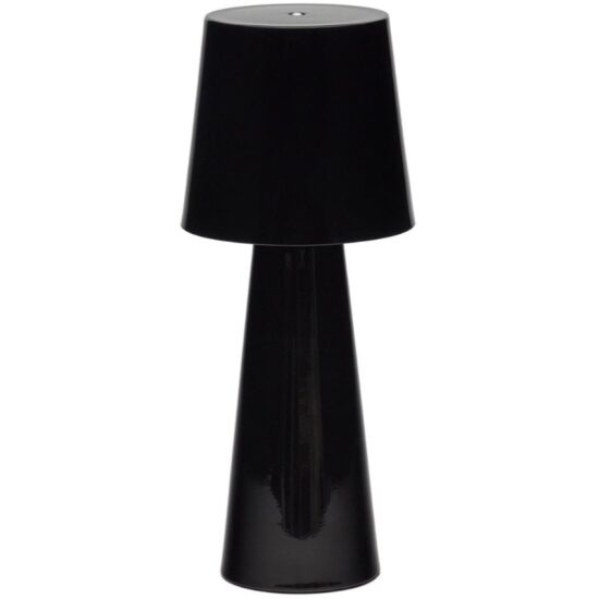 Černá kovová stolní LED lampa Kave Home Arenys S