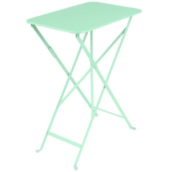 Opálově zelený skládací stůl Fermob Bistro 37 x 57 cm