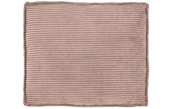 Růžový manšestrový polštář Kave Home Blok 50 x 60 cm