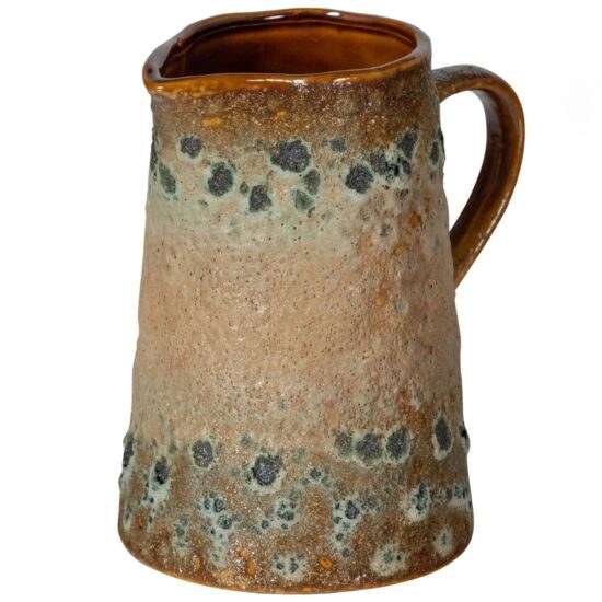 Hoorns Hnědá keramická váza Ores 19 cm