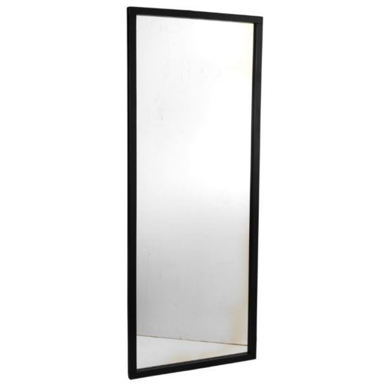 Černé dubové nástěnné zrcadlo ROWICO CONFETTI 60 x 150 cm