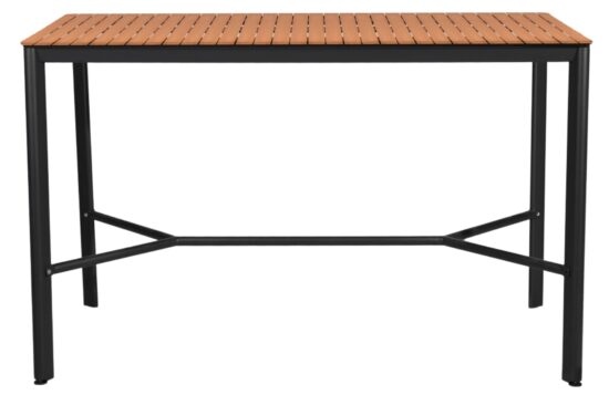 Černý teakový zahradní barový stůl Mindo 102 163 x 81