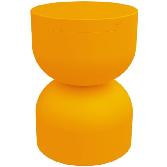 Žlutý hliníkový zahradní stolek Fermob Piapolo 32 cm