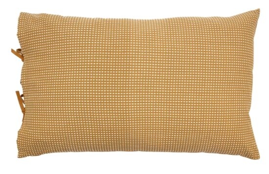 Žlutý polštář pro domácí mazlíčky Kave Home Trufa 40 x 60 cm
