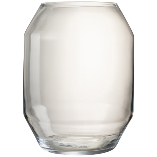 Čirá skleněná váza J-line Peruva 25 cm