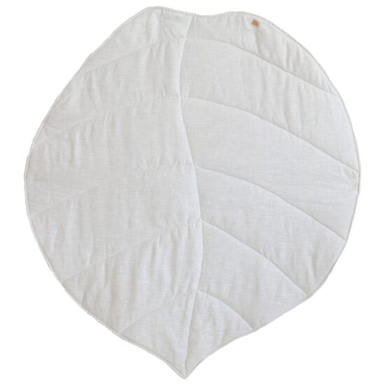 Moi Mili Bílá dětská hrací deka Leaf 120 x 110 cm
