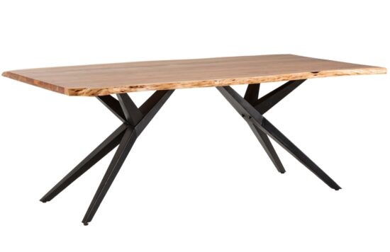 Dřevěný jídelní stůl Marckeric Mudri 200 x 100 cm