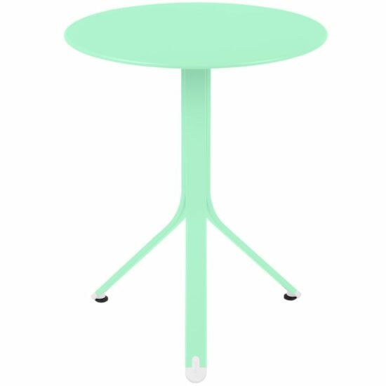 Opálově zelený kovový stůl Fermob Rest'O Ø 60 cm