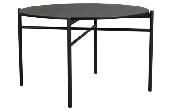 Černý dubový jídelní stůl ROWICO SKYE 126 cm