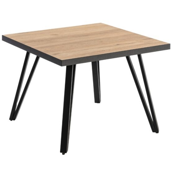 Ořechový odkládací stolek Marckeric Sindi 60 x 60 cm
