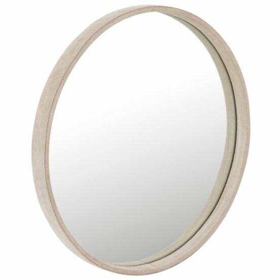 Béžové závěsné zrcadlo J-line Maxet 60 cm