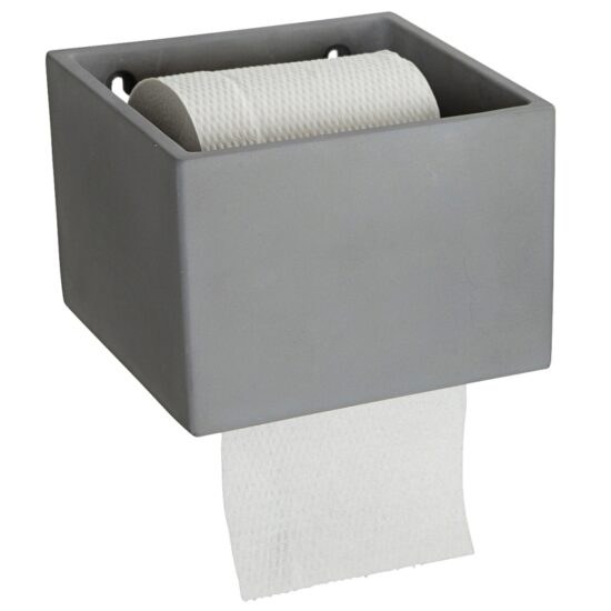 House Doctor Šedý cementový držák na toaletní papír Cement